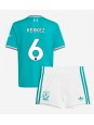 Billige Liverpool Milos Kerkez #6 Tredjedraktsett Barn 2025-26 Kortermet (+ Korte bukser)